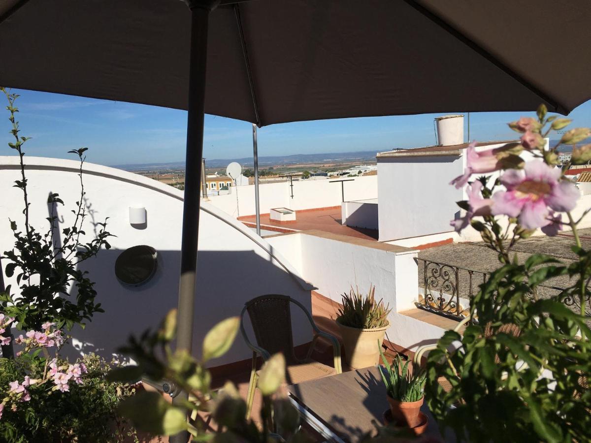 הוילה Casa Leon Blanco Carmona Reformada Centrica Con Chimenea Y Terraza Con Vistas מראה חיצוני תמונה