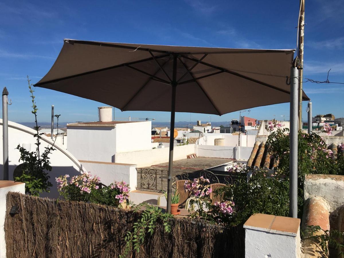 הוילה Casa Leon Blanco Carmona Reformada Centrica Con Chimenea Y Terraza Con Vistas מראה חיצוני תמונה